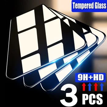 1-3 бр. Защитно стъкло с пълно покритие 9D за iPhone11 12 13 Pro Max Mini Стъкло за iPhone 7 Plus 8 6 6S X XR XS Защитно фолио за екрана