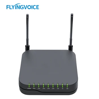 FlyingVoice FPX9102H VOIP Безжичен рутер 2 порта FXO Конвергентный портал Поддръжка на 2.4ghz и 5ghz Wi-Fi 32 добавка стаи IPPBX
