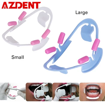 6 БР AZDENT 3D Стоматологичен Отваряне на Устата Зъб Интраоральный Ретрактор За Устните И Бузите Отваряне на Устата Ортодонтический еластична Превръзка Корита Стоматологично Оборудване