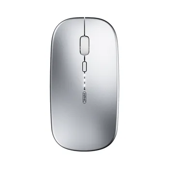 Безжична Мишка за Лаптоп 2.4 G Тънки Мишката Безшумен USB-Приемник, с Акумулаторна Подсветка Ергономична Клавиш за Изключване на Звука Детска Мишката
