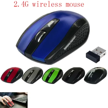 1600 dpi Безжична Компютърна Мишка 2,4 G Optical USB-Приемник Ергономична Програмируеми Мишка за Преносими PC геймърите