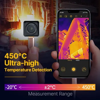 InfiRay Xinfrared T2S Plus Термични Камера за Мобилен Телефон iPhone, Android Проверка на Сградата Инфрачервен Тепловизор