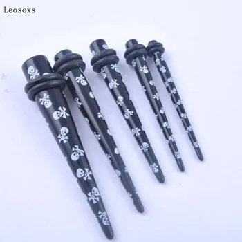 Leosoxs 1 бр 1,6-20 мм Европейските и американските Малки Бижута Акрилни Покрит с Тънки перка Покрит с Удължител Ушите Бижута