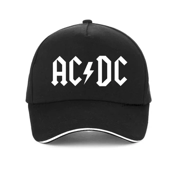 Лятна Мъжка Рок-шапка с принтом, модерна Бейзболна шапка heavy metal AC DC, Ежедневни Мъжки Дамски шапка AC/DC за феновете на рока