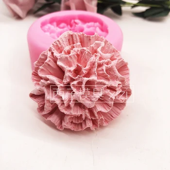 Карамфил цветя мухъл 3D шоколад за печене инструмент Мори crystal гел, сапун на мухъл ароматерапия гипс мухъл