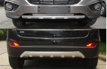 Висококачествена защита на предна и задна броня от ABS-пластмаса, 3 бр., подходящ За Hyundai ix35/Tucson MK2 2010 2012 2013 2014 2015