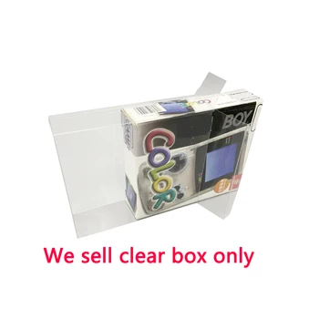 Чист прозрачен капак кутии за ДОМАШНИ любимци За GBC за кутии събрание защита от съхранение на игрова конзола цвят game boy