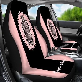 Калъф за столче за кола Virgin Mary Pirnt, Калъф За украса на интериора на колата, Мръсно на Предната Седалка на Suv, защитен анти-лист