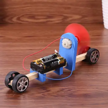 Променя Скоростта на Състезателен Автомобил Момче САМ Събрана Играчка Аеродинамичен Автомобил Материал Инструмент Колата е Образователна Играчка за деца Наука Технология