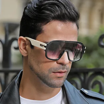 2021 европейски и американски моден тренд в нови слънчеви очила big box UV400 street snap web слънчеви очила на известни личности