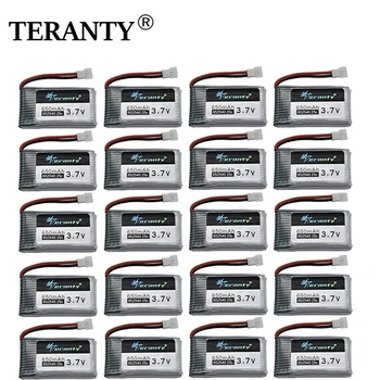Teranty Мощност 3,7 На 650 mah Li-po Батерия За SYMA X5C X5C-1 X5 H5C X5SW 852540 3,7 В Drone Акумулаторна Литиева Батерия 20 бр/компл.