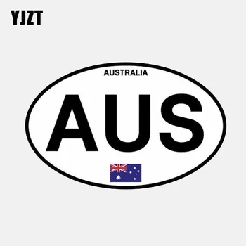 YJZT 10,8 см * 6,7 см AUS Австралия Код на страната Прозореца на Купето на Колата Стикер Стикер 6-2624