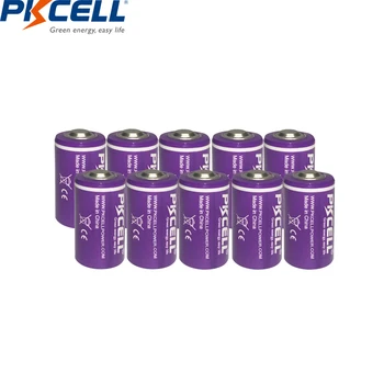10 бр./лот PKCELL ER14250 1/2 AA Батерия 3,6 В 14250 1200 ма LiSOCl2 Литиеви Батерии, За АД на металорежещи Машини с ЦПУ газомера