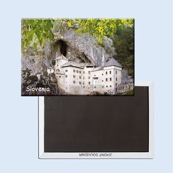 Туристически Магнити за Хладилник 78*54 мм, Predjama Castle Словения Магнит За Хладилник, Сувенирни Подаръци 20980