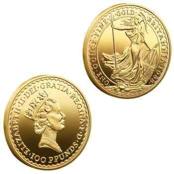 Богинята на войната Атина Великобритания Сбирка Позлатени Сувенири и Подаръци Креативна Колекция от подаръци Възпоменателна Монета