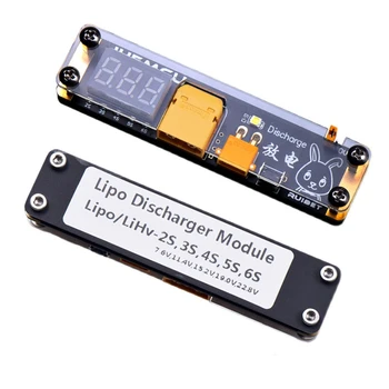 Ruibet LIPO Разрядник Модул 2-6 S Вграден Led Индикатор 3,8 0 В Режим RC XT30 XT60 LIPO Батерия За Съхранение На Бракувани