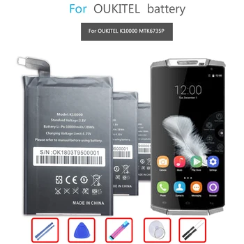 За OUKITEL K10000 MTK6735P Сменяеми Батерии За Мобилен телефон За OUKITEL K10000 MTK6735P на 10 000 mah Батерия