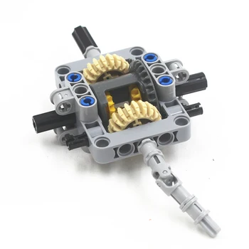 MOC Technical 29 бр. Комплект диференциала, скоростна кутия (зъбни колела, щифтове, ос, конектори), съвместими с lego MOCTSMA29