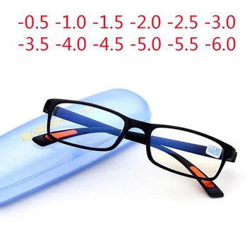 Очила в Рамки TR90, Готови Очила За Късогледство, Очила За Мъже И Жени, Градусные Очила -0.5 -1.0 -1.5 -2.0 -2.5 -3.0 -3.5 -4.0 -5.0 -6.0